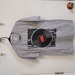 Medium Boys Fruit of the Loom Grey T Shirt